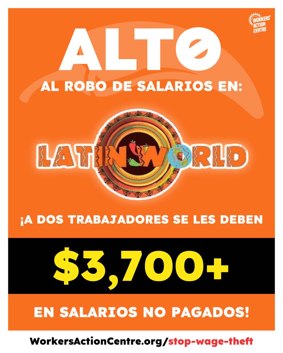 Workers' Action Centre tweet media