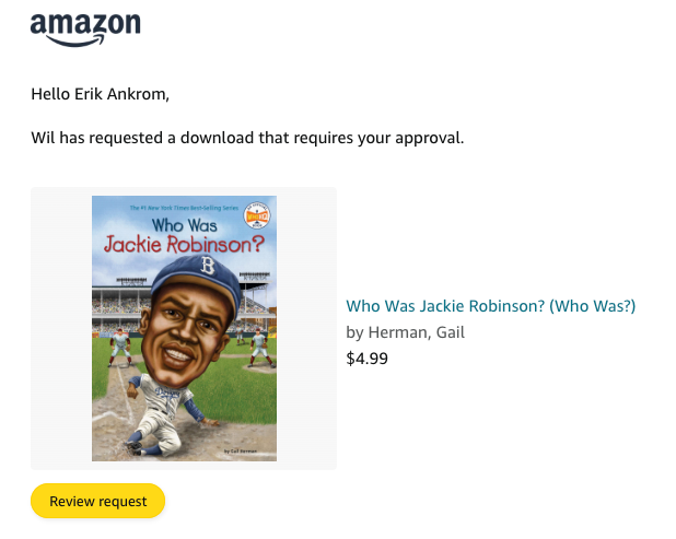 erikankrom's tweet photo. I see kids glued to iPads all the time, my kids included. But we also bought our kids the basic reading-only Kindle that we purposefully allow unlimited use of and encourage it before bedtime. Got this last night from my son. Great investment. Approved. https://t.co/aMz8AX03Yn