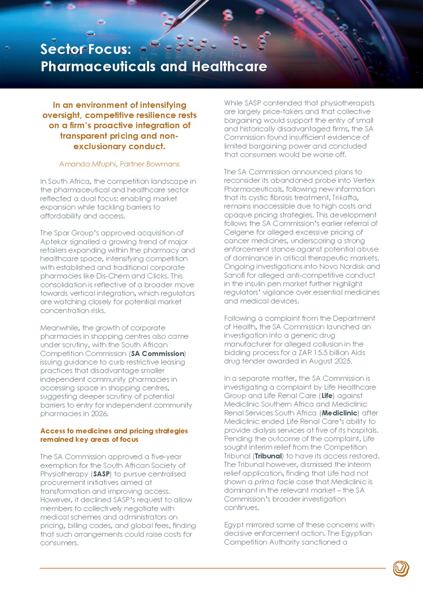 Bowmans Competition Law tweet media