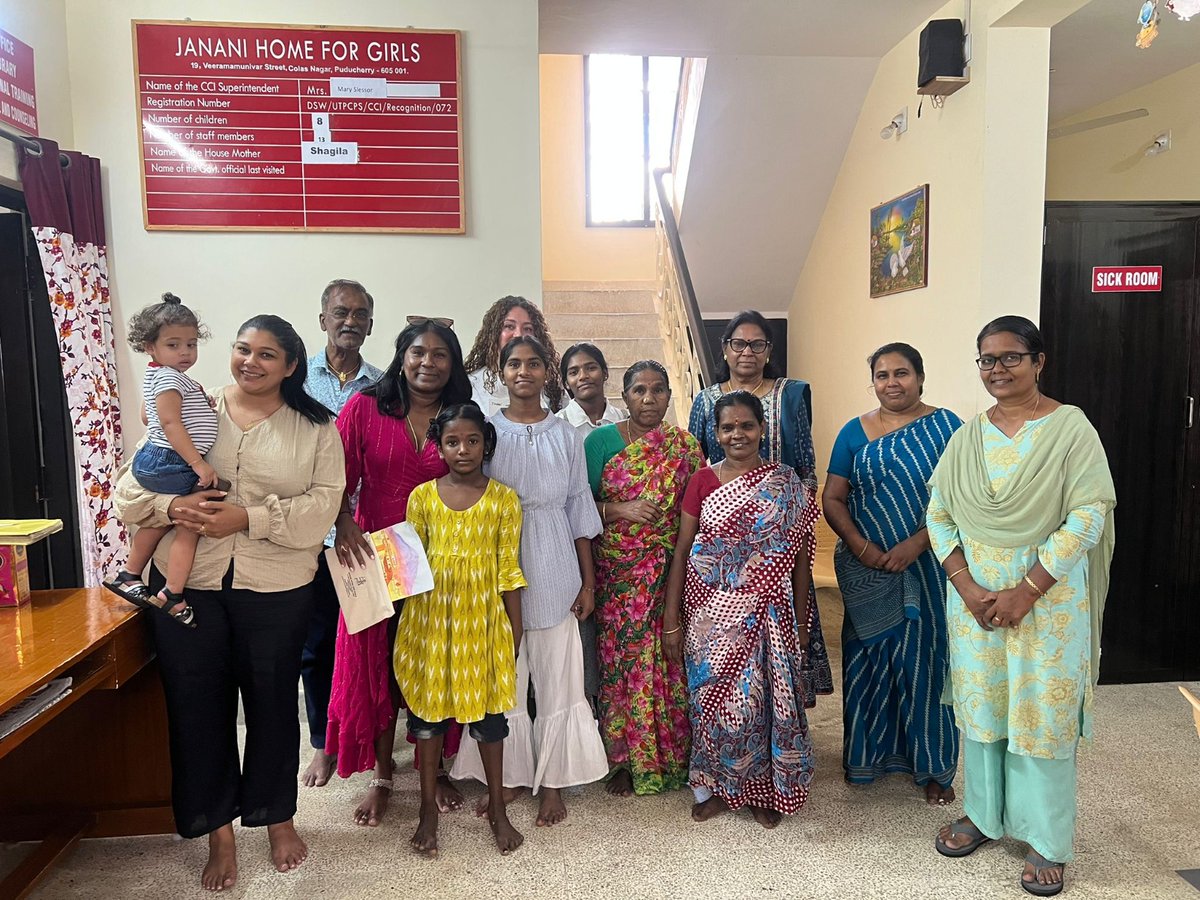 Prime_Trust's tweet photo. A heartwarming day at Janani Home for Girls 💛
On 14 Mar 2026, we welcomed visitors from Réunion Island whose roots trace back to Puducherry nearly five generations ago.
A beautiful moment reconnecting with heritage, culture &amp; identity. ✨
#JananiHome #PrimeTrust https://t.co/JrPNFJ0tFT