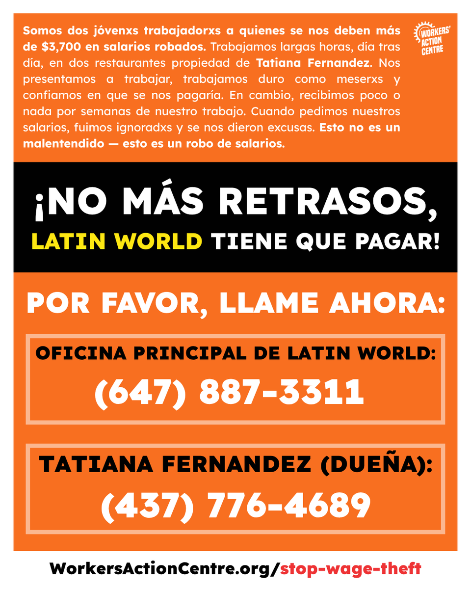 Workers' Action Centre tweet media