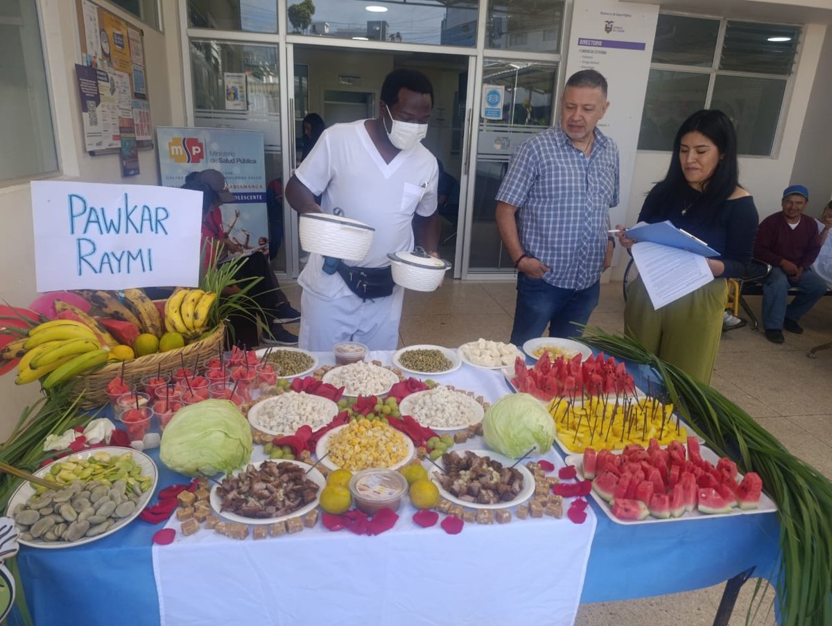 Zona7Inclusiva's tweet photo. 📍#Calvas | Participamos en la actividad denominada "Olla comunitaria" 🍲, organizada por @Salud_Ec para reforzar conocimientos referentes a alimentación saludable 🍜, como parte de la erradicación y prevención de la desnutrición crónica infantil.
#MDHenTerritorio
#ElNuevoEcuador https://t.co/Qpeh3WPTZL