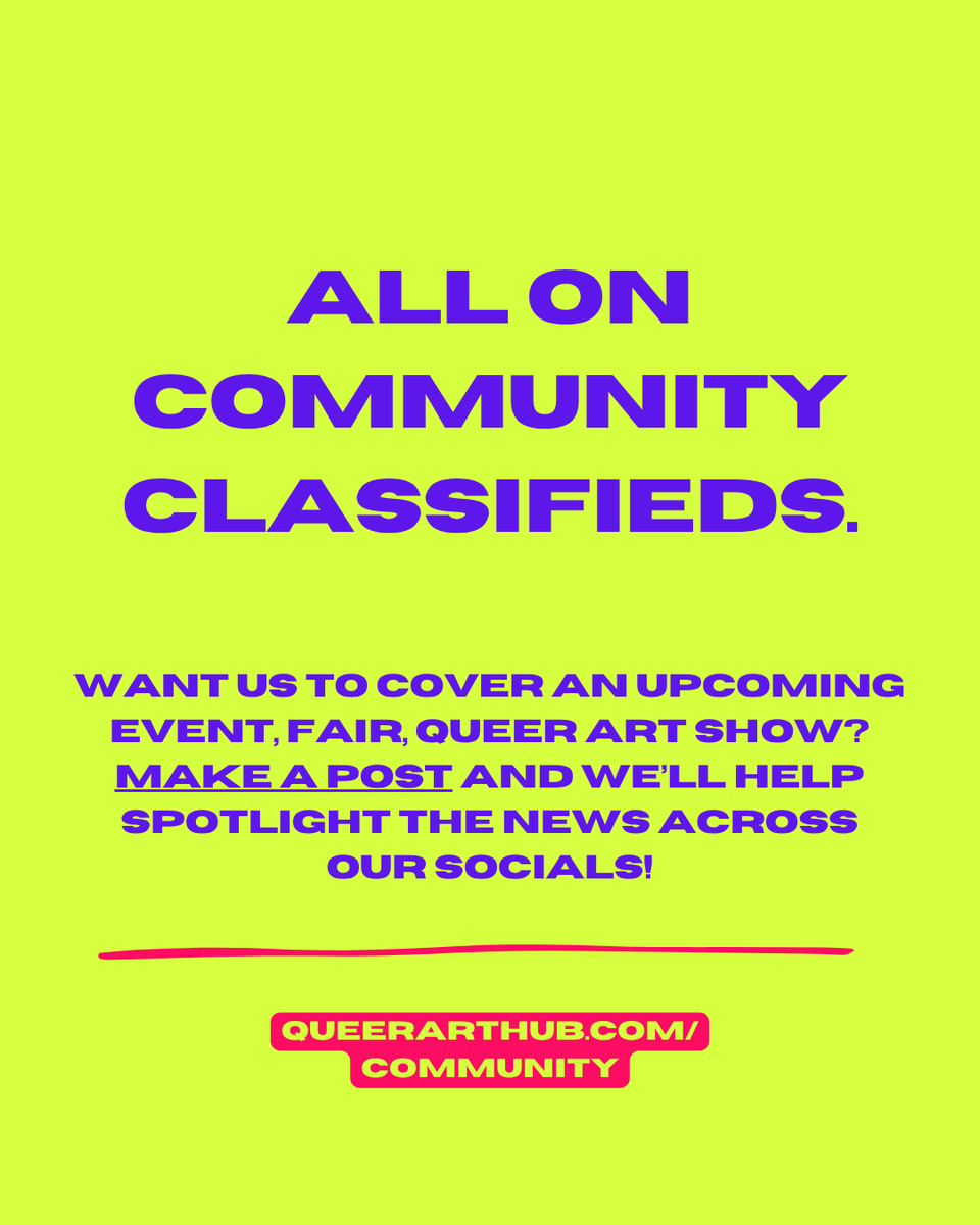 queerarthub's tweet photo. ✨ROUNDUP: Opportunities posted to our Community Classifieds this week:

⚫️ @ftrprf_: https://t.co/N5x5ZwL00e

🟢 @theimageflow: https://t.co/u0soksdVMk

🟣 @queerart_swmi: https://t.co/4pLf1WaTff

#queerart #opencall #queerexhibition #supportqueerartists https://t.co/OdL9cyvDe3