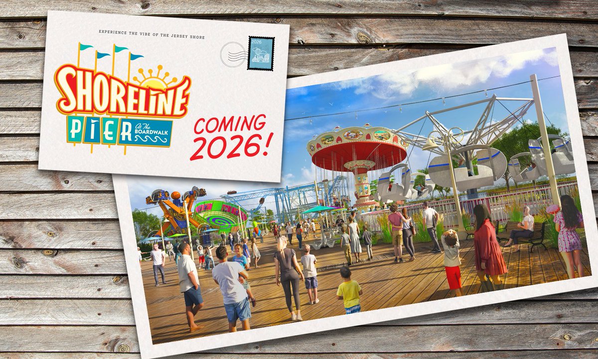 Park_Journey's tweet image. Six Flags Great Adventure Unveils Shoreline Pier with a wave of new thrills inspired by new jerseys iconic boardwalks. 

#SixFlags #SixFlagsGreatAdventure 

parkjourney.com/six-flags/six-…
