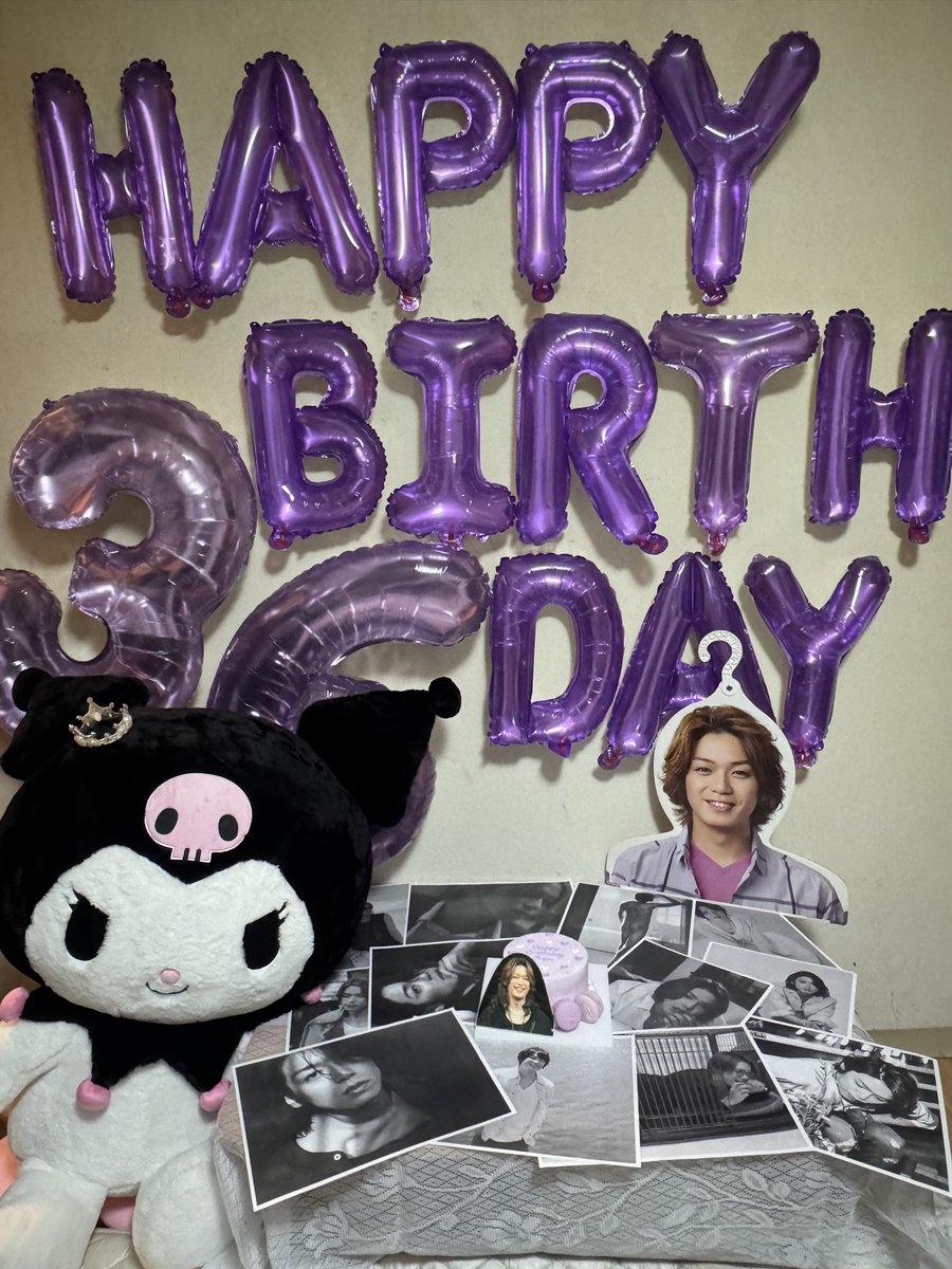yt19900326's tweet photo. 本人不在の誕生日会ー！！
これからもお祝いし続けたいなー💜

 #髙木雄也
#髙木雄也誕生祭2026
#HBDYuyaTakaki2026 https://t.co/odvkbe3dDd