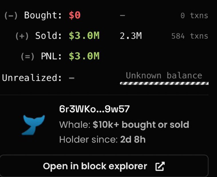 He got sent $3,000,000 and retired 

The power of being an insider