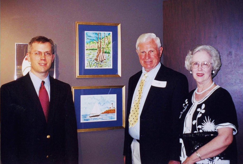 DanielCPotts's tweet photo. #ThrowbackThursday #TBT about 20 years ago, when Dad’s (Lester E. Potts, Jr.) art was displayed as part of a Caring Days art show at Shelton State Community College in Tuscaloosa, AL
#lesterslegacy #bringingarttolife #expressivearts #neuroarts #personhood #caregiving #alzheimers #dementia #elders