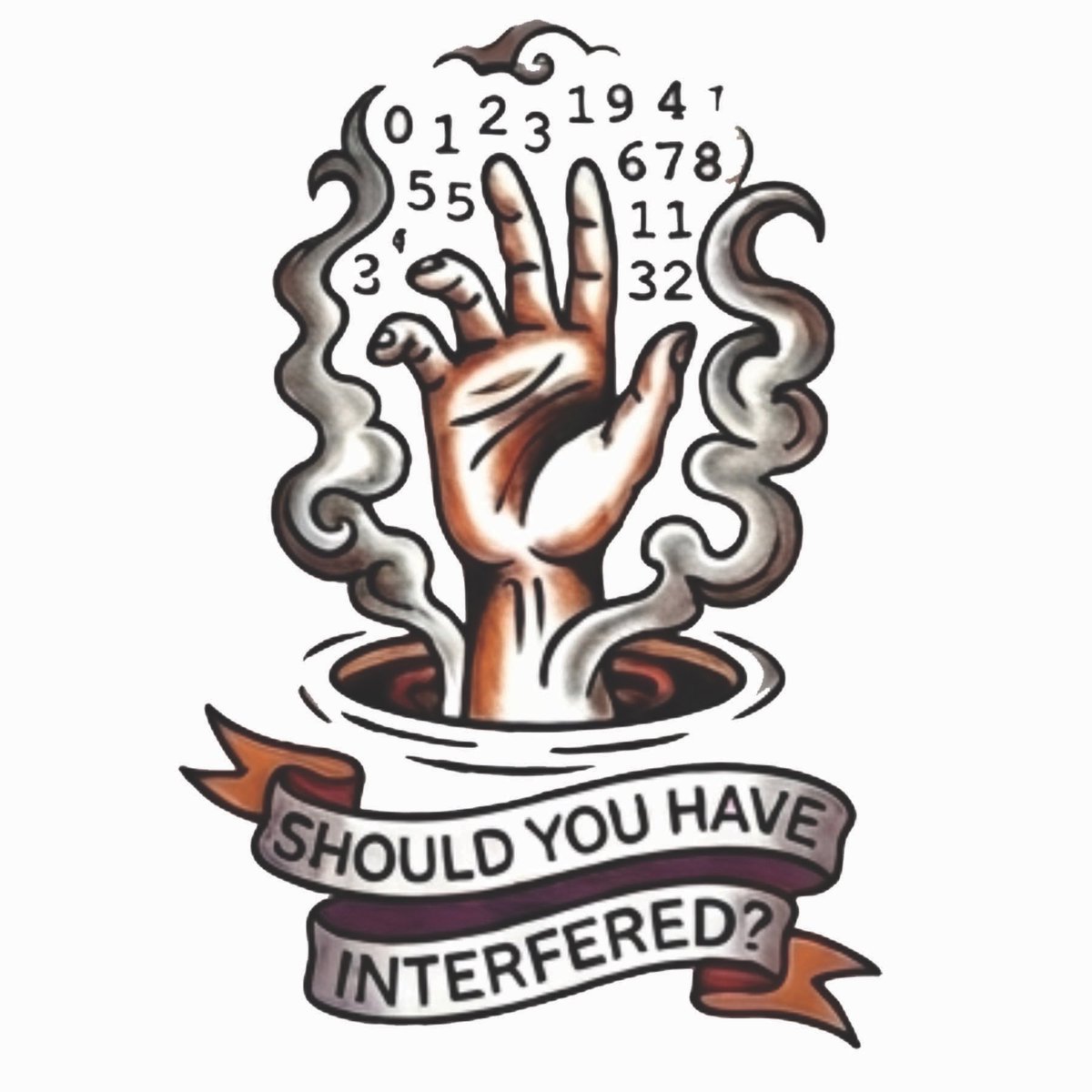 carbellion's tweet image. The 4th tattoo artwork lyric piece for the second song title release from the upcoming THIS IS OUR STYLE LP on @EclipseRecords 
“Should you have interfered?”
 
#carbellion #eclipserecords #tattooflashart #songlyrıcs #songtitle