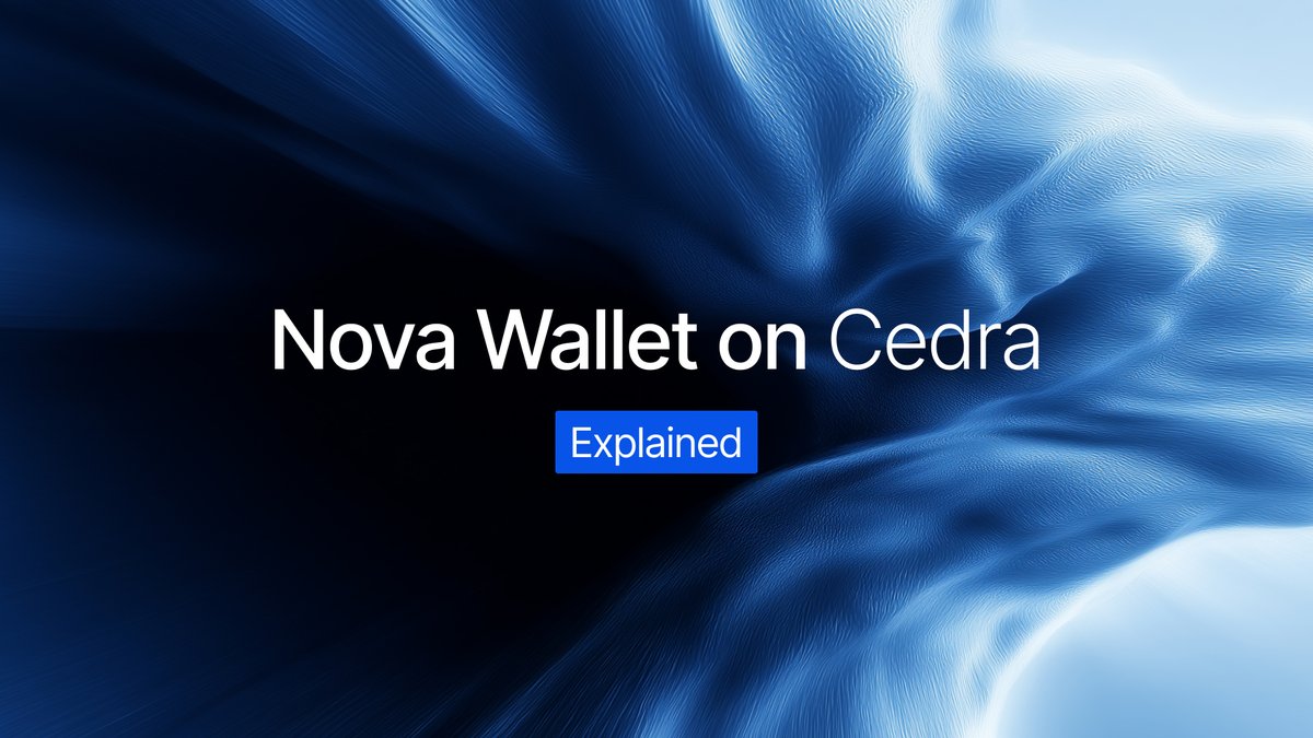 We’re kicking off a new series exploring projects building on Cedra 👇

First up: <a href="/movenovawallet/">Nova Wallet</a>

A next-gen wallet designed to be a full gateway into the ecosystem.

Thread 🧵