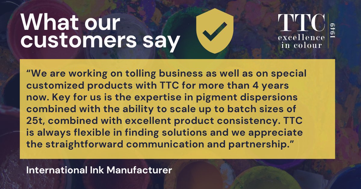 TTC Ltd - Excellence in Colour tweet media