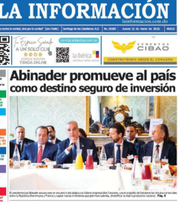 El presidente Luis Abinader sostuvo este miércoles un encuentro ...