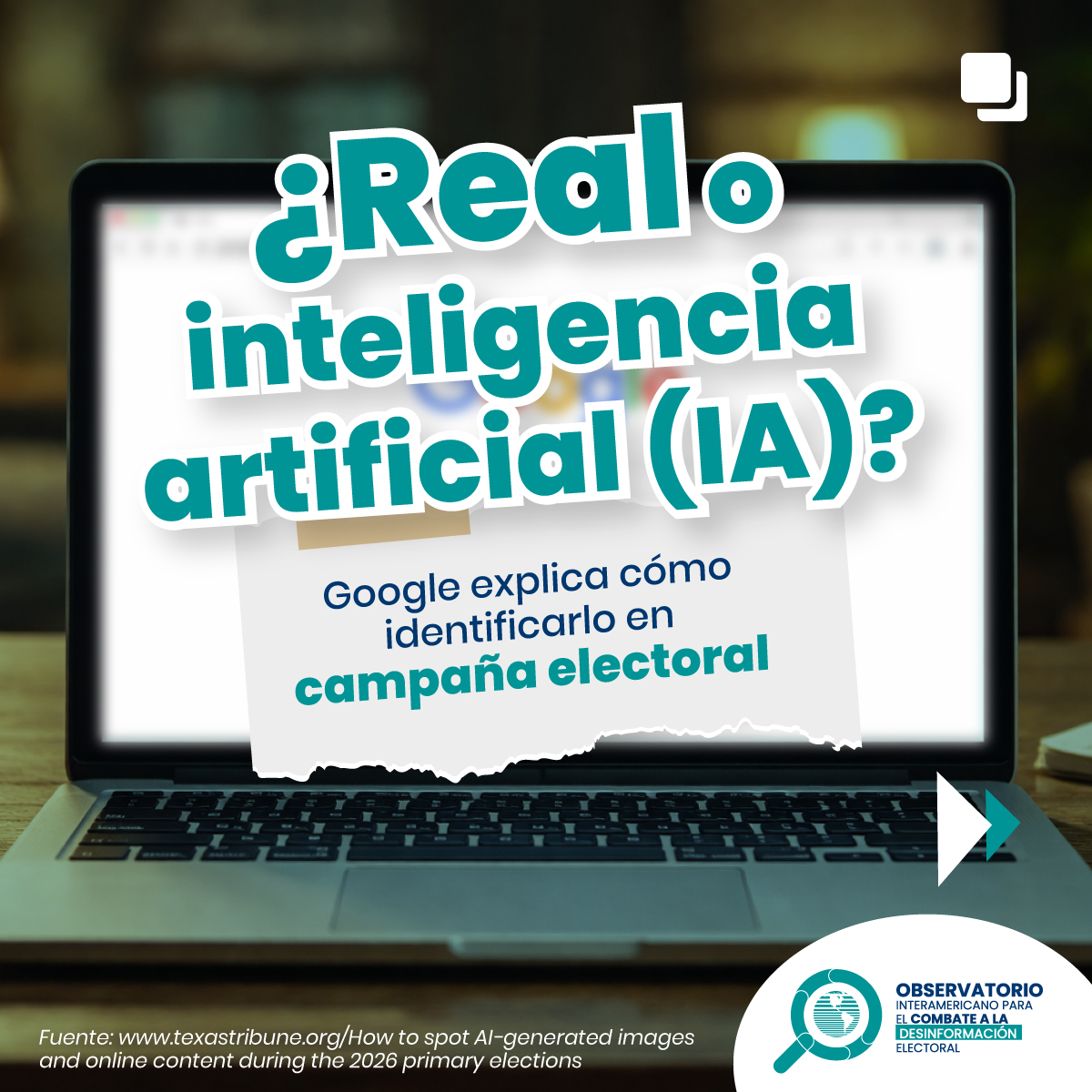 Obs. Int. para Combate a Desinformación Electoral tweet media