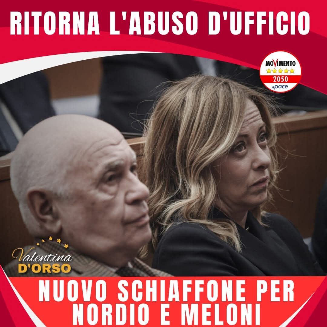 Il governo italiota cancella il REATO D'UFFICIO (!!!!!!!!!!) e l'EUROPA dice che deve reintrodurlo subito.
Dura vita per i DELINQUENTI.
#Governo #governomeloni #abusodufficio #meloni