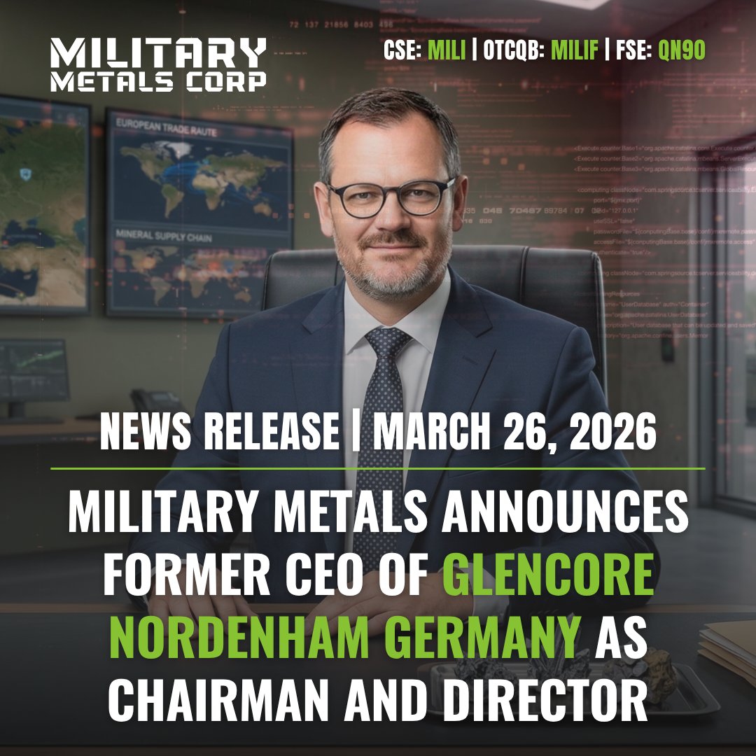 Military Metals Corp tweet media