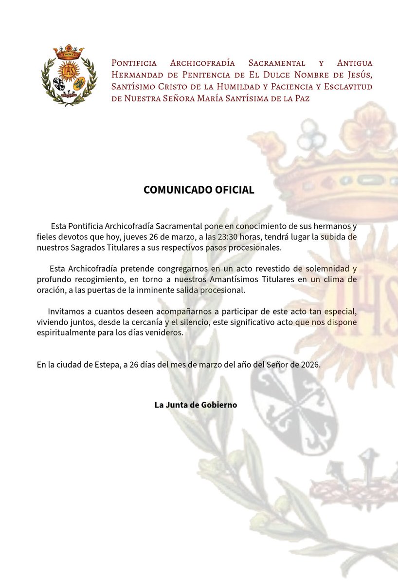 Dulce Nombre Estepa tweet media