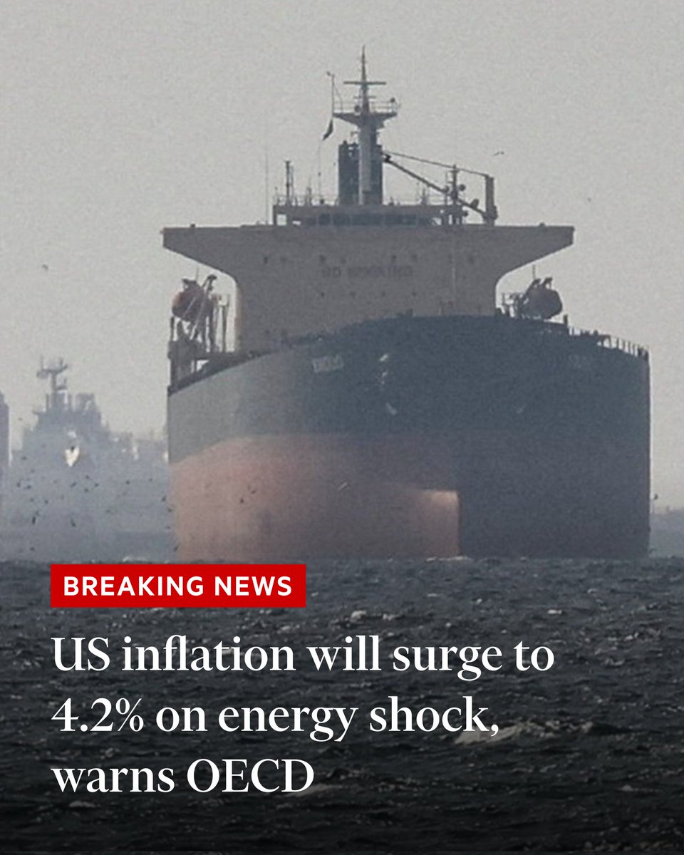La guerra de Medio Oriente disparará la inflación en EEUU, de acuerdo a un nuevo informe de la OCDE.
Trump está en la cuerda floja. Si él cae, también lo harán todos sus subordinados.
