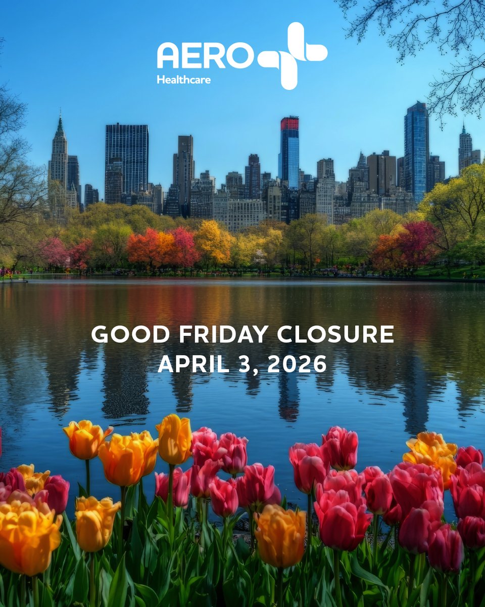 🐣 Heads Up for Good Friday!
Please note that Aero Healthcare will be closed next week on Friday, April 3rd in observance of Good Friday.

Orders placed on Thursday, April 2nd will be processed and shipped on Monday, April 6th.

Thank you for your continued support.