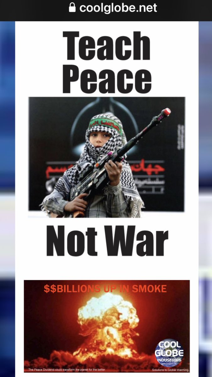 CGI_Advertising's tweet photo. Teach Peace Not War https://t.co/lboSG4C82o https://t.co/r4IFhecdbg