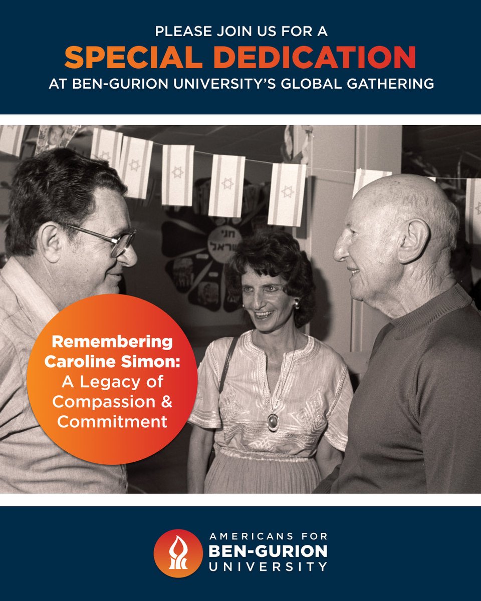 Americans for Ben-Gurion University tweet media