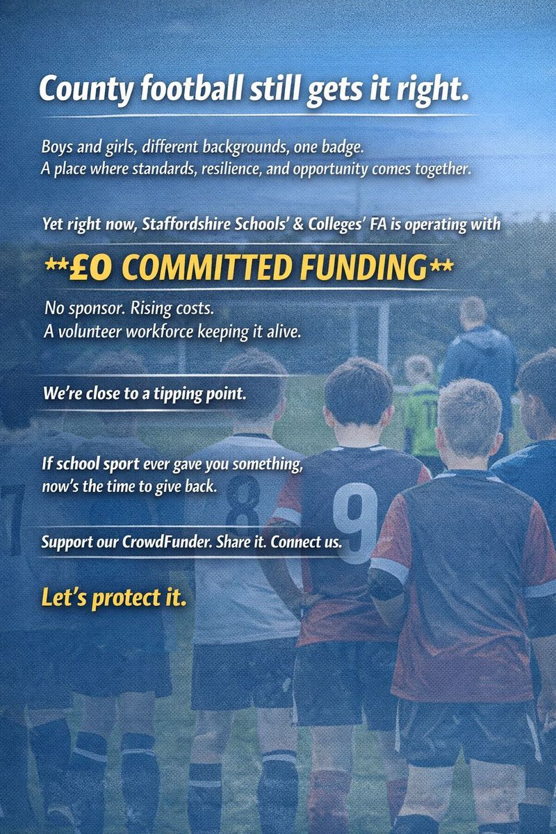 Staffordshire Schools & Colleges FA tweet media