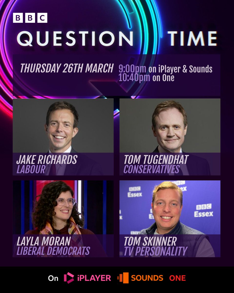 BBC Question Time tweet media