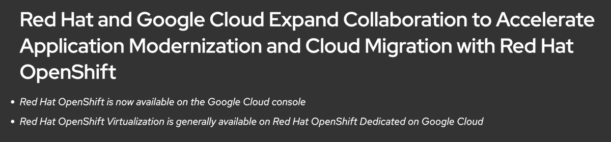 Red Hat OpenShift tweet media