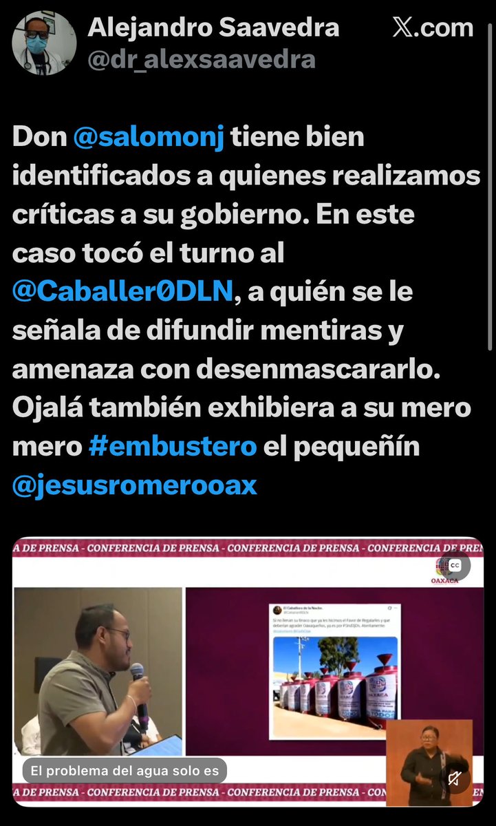 LagarrapataS22's tweet photo. . @salomonj decidió gobernar desde un set, su sección #VerdadMataMentira, espacio que sustituyó a la fallida #TrapitosAlSol, pretende desmentir lo que no puede explicar: como la supuesta “muerte” de Jorge Jaramillo Valdovinos, lider del CJNG. Investigaciones de Anabel Hernández https://t.co/scuydNVloD