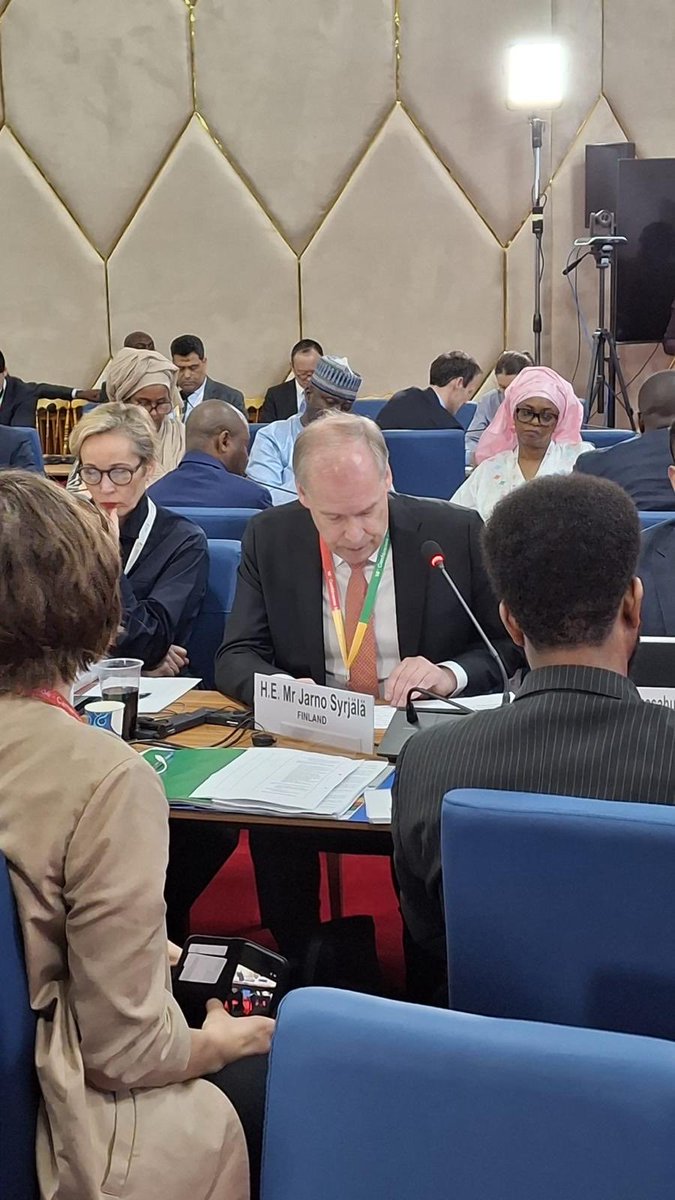 FinlandGeneva's tweet photo. A powerful start for @EIF4LDCs Phase Three at @wto #WTOMC14. 

#LDC driven priorities, catalytic partnerships and shared ambition set a strong foundation for the years ahead. 🇫🇮 remains committed to advancing inclusive, resilient and sustainable trade. https://t.co/hTf2WE1E4C