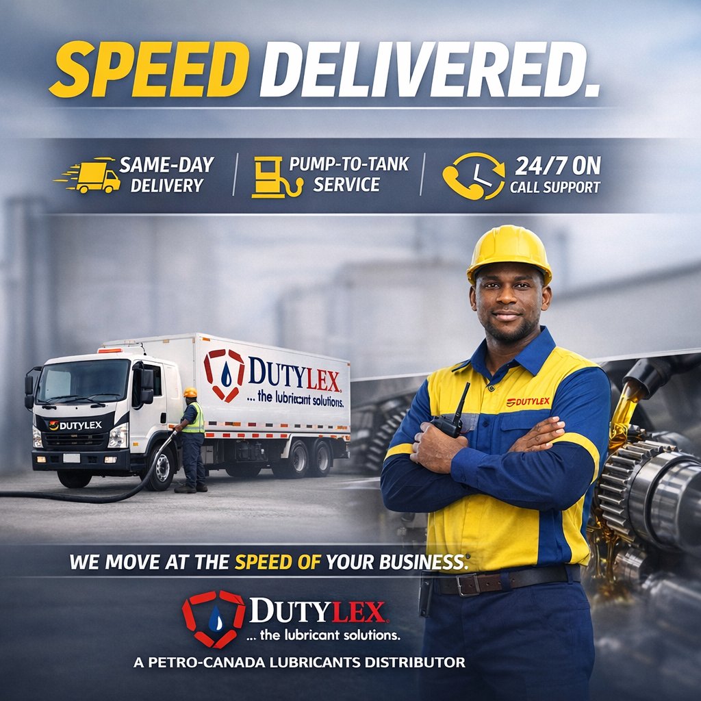 dutylex's tweet photo. Speed isn’t a feature. It’s a competitive advantage.
When operations can’t wait, neither do we.
Same-day delivery. Direct-to-tank. Ready when you are.

We deliver—no excuses.

#Dutylex #SpeedWins #ZeroDowntime https://t.co/5B6CKZh0dD