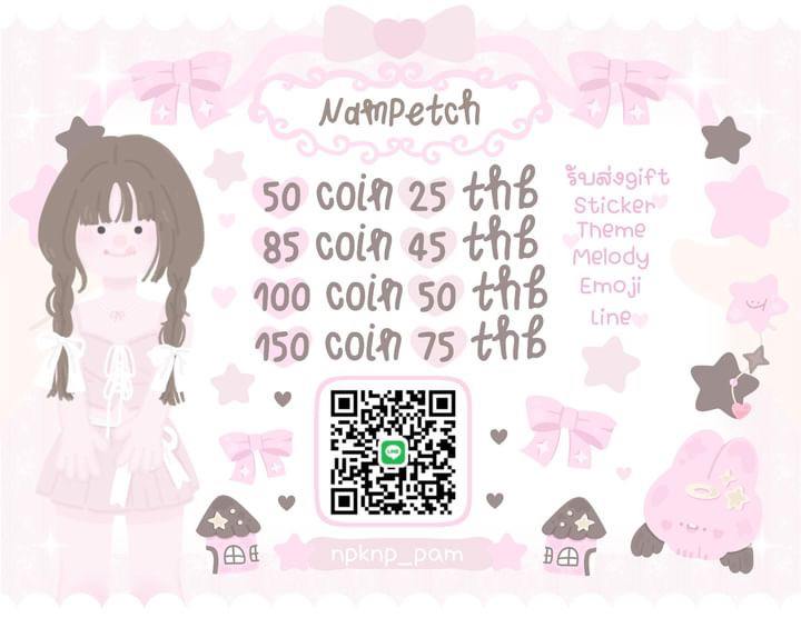 รับส่งนะคับ บ sticker theme melody enoji line พ้อมส่งม้ากมากก ♡
repost  +  like  post รับส่วนลดได้เลยค่า  eiei🤍

 Dm  line;  @775rfkro อย่าลืมใส่  @  ด้วยนะคะ

#สติ้กเกอร์ไลน์ #สติ๊กเกอร์ไลน์ราคาถูก #สติ๊กเกอร์ #เหรียญไลน์