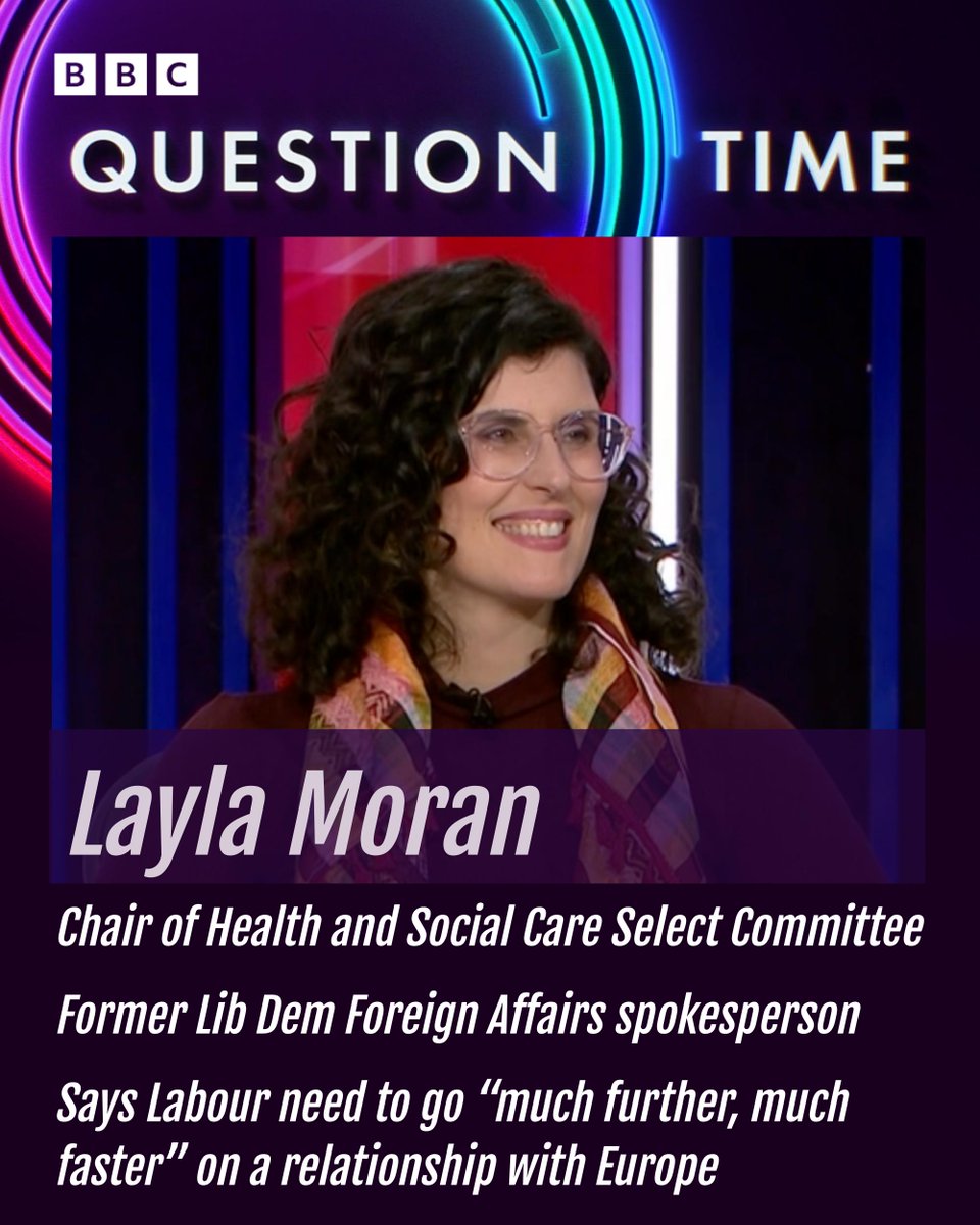 BBC Question Time tweet media