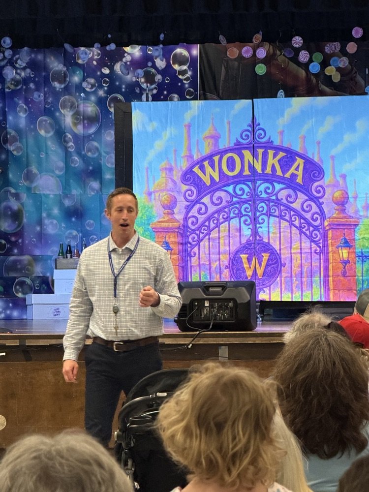 CampTaylorES's tweet photo. Camp Taylor "Willy Wonka Kids" next performance Friday at 5:30 p.m.  Don't miss out on seeing our students display their many talents. @CampTaylorES @JCPSZone2 https://t.co/vCHSPqqGQl