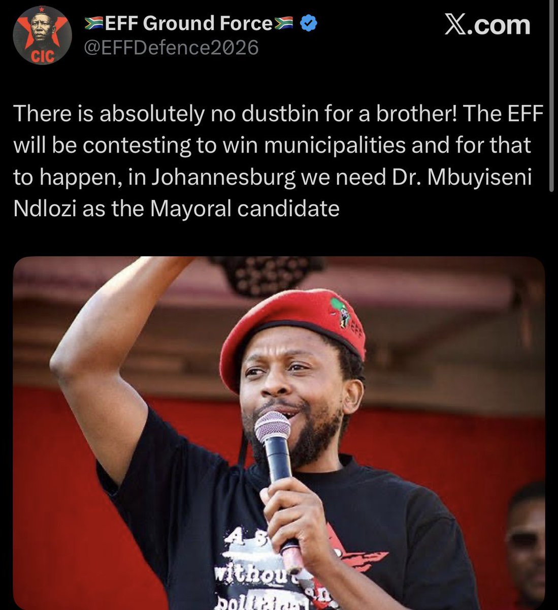 Dr. Innocent Chauke tweet media