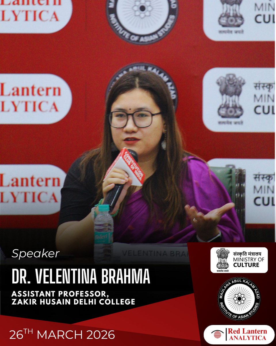 <a href="/VelentinaBrahma/">Dr. Velentina Brahma JNU</a> explored indigenous conservation traditions in #Meghalaya and #Assam, noting how ritual practices and community norms contribute to sustainable environmental governance. 4/5
<a href="/moefcc/">MoEF&CC</a> 
<a href="/ninong_erring/">Ninong Ering 🇮🇳</a>