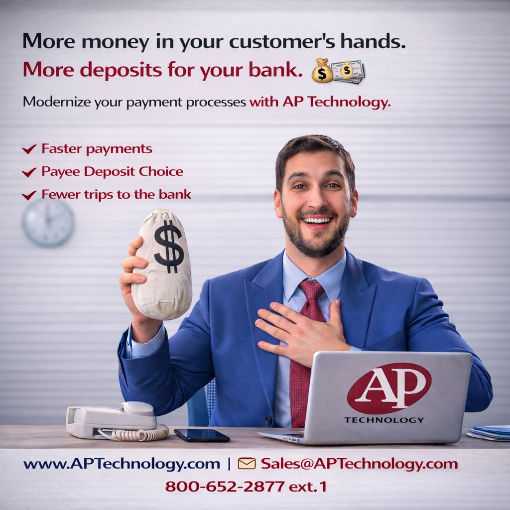 APTpay's tweet image. #Banks! Remote Official Check Printing means faster payments and happier Law Firm and Real Estate customers. Ask about Payee Deposit Choice and advanced configurable workflows. We also replace discontinued #Secure32 payment systems. aptechnology.com