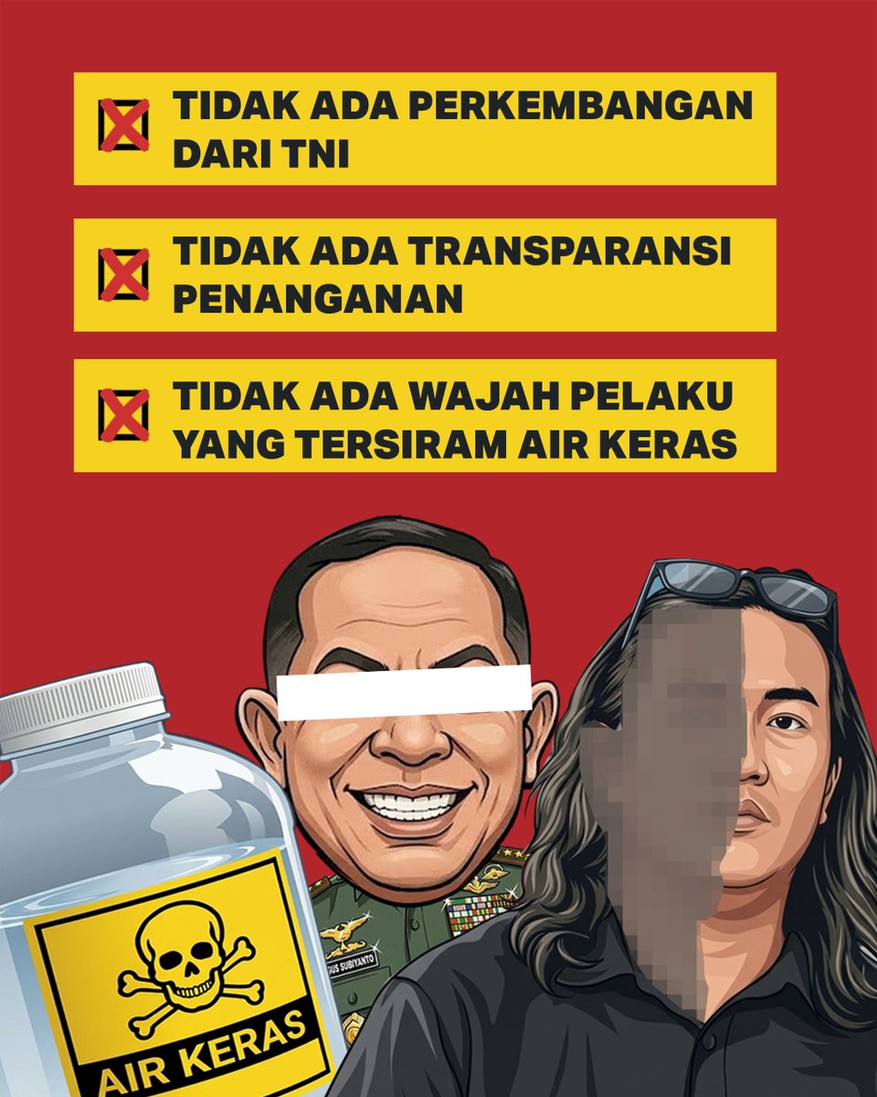 yuyuns476's tweet image. Keterlibatan anggota BAIS dalam kasus penyiraman air keras terhadap Andrie Yunus menimbulkan pertanyaan publik. Transparansi menjadi kunci menjaga kepercayaan terhadap penegakan hukum.
#bais #andrieyunus #ruleoflaw #usuttuntas #kawalkasus #indonesia #INDONESIAREADYTOGETRUDE