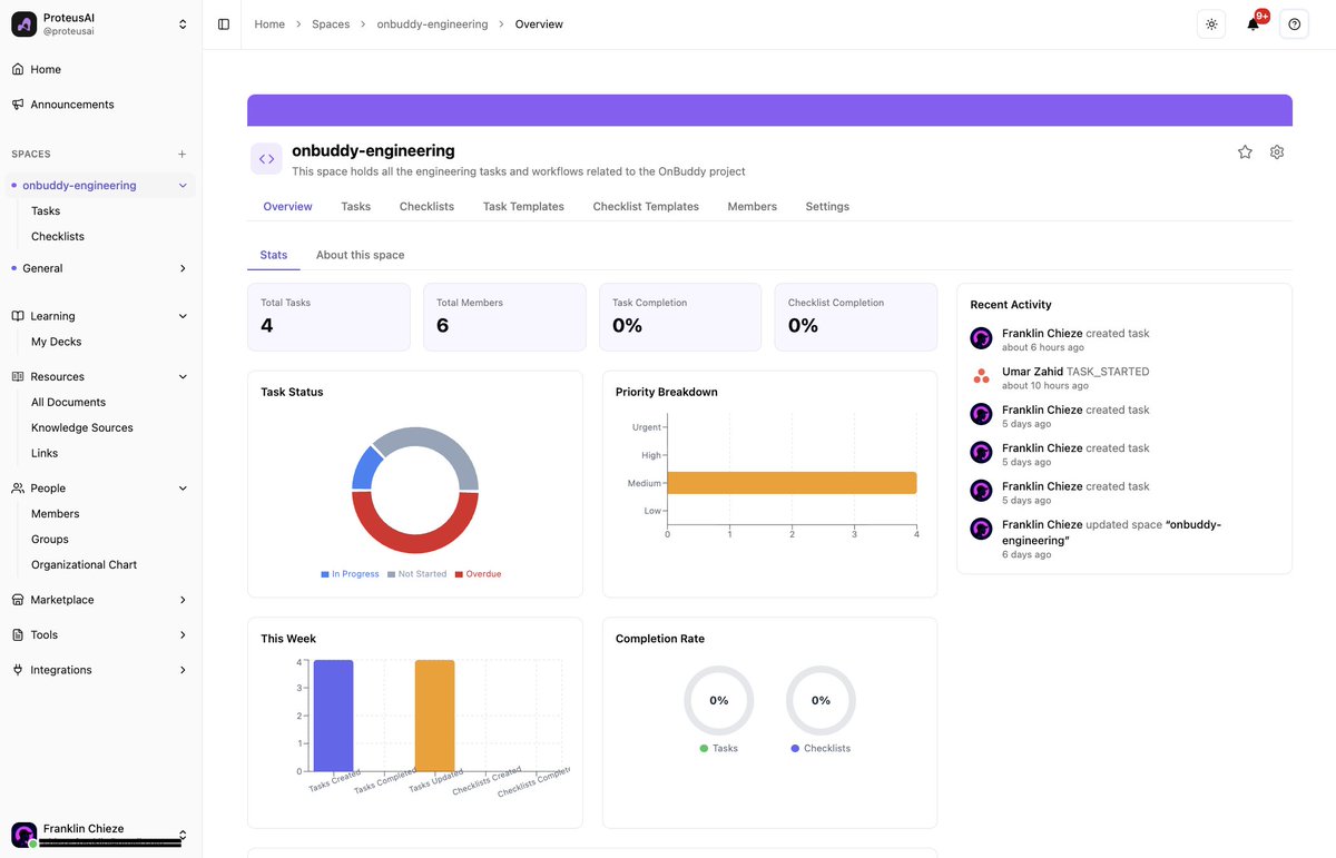 franklin_chieze's tweet photo. The new "Spaces" feature on OnBuddy provides richer, more specific context for your organization's AI agent, making it even more helpful, especially when answering questions like "What should I work on today?"

More at today's event at 4PM WAT

Register at https://t.co/WIPMyK9rU8 https://t.co/qNKiSPe57Q