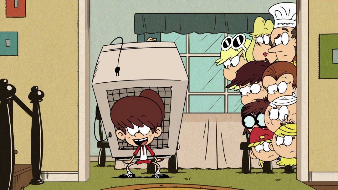 自分の未来をやたら心配し過ぎた結果、冷蔵庫を持って１０年部屋に閉じ籠もる事にしたLynn。
以前から迷信や予言の類いを信じていた彼女ですが、ここまで行くとは😅
#TheLoudHouse #LynnLoud