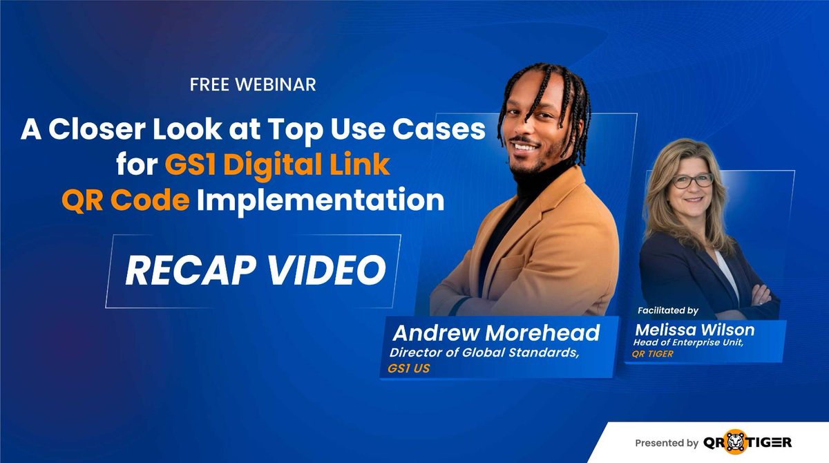 QRtigers's tweet image. 🎬 Our Webinar Recap is Now Live on YouTube!

Missed our live session with GS1 US? Now's your chance to catch up.

▶️ Watch the full recap here: youtu.be/Y-_xRAPBSbE?si… 

#webinar #retail #qrcodes #QRTIGER