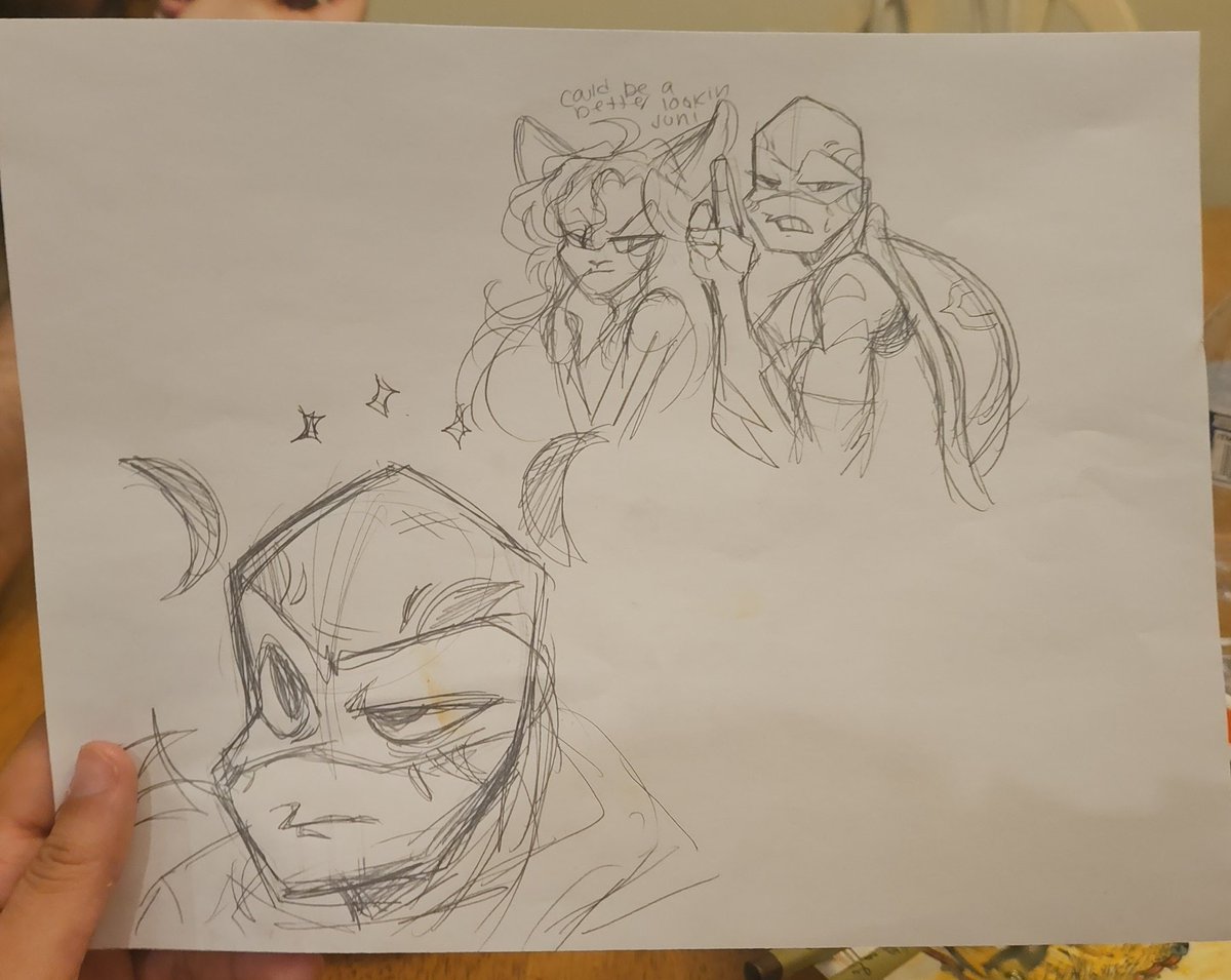 Paper doodles last night at my boyfriend's house