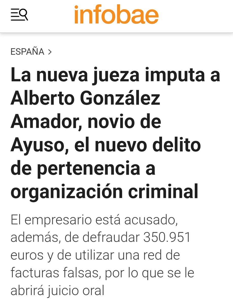 Una organización criminal y <a href="/IdiazAyuso/">Isabel Díaz Ayuso</a> debería rendir cuentas...

🗣Dos noticias que se entiende mejor juntas.