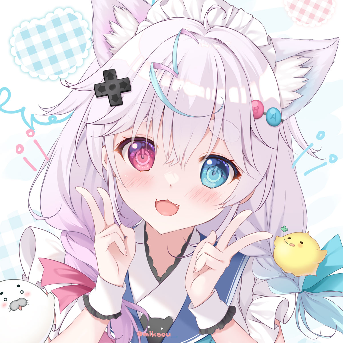 ずっとFAタグ無かったのですが
#みけおうアート
にしました!
もし描いてくれる人が居たらこちらのタグぜひご利用下さい😉 