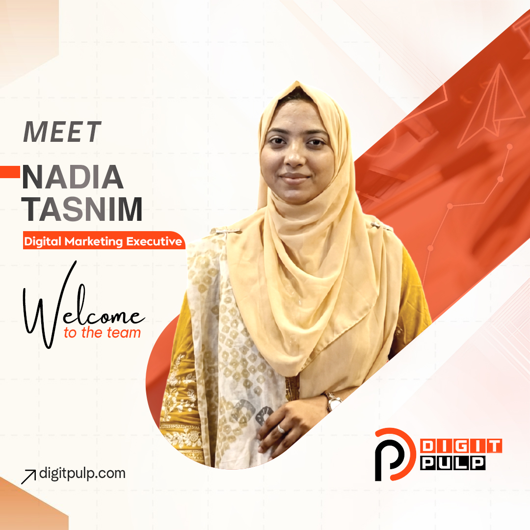 DigitPulp's tweet photo. Say hello to our new 𝐃𝐢𝐠𝐢𝐭𝐚𝐥 𝐌𝐚𝐫𝐤𝐞𝐭𝐢𝐧𝐠 𝐄𝐱𝐞𝐜𝐮𝐭𝐢𝐯𝐞 ,𝐍𝐚𝐝𝐢𝐚 𝐓𝐚𝐬𝐧𝐢𝐦 managing social media, crafting engaging captions, and keeping brands active &amp; connected!

𝐖𝐞𝐥𝐜𝐨𝐦𝐞 𝐭𝐨 𝐭𝐡𝐞 𝐭𝐞𝐚𝐦, 𝐍𝐚𝐝𝐢𝐚! 📷
#DigitPulp #TeamUpdate https://t.co/XekwHrPD0p