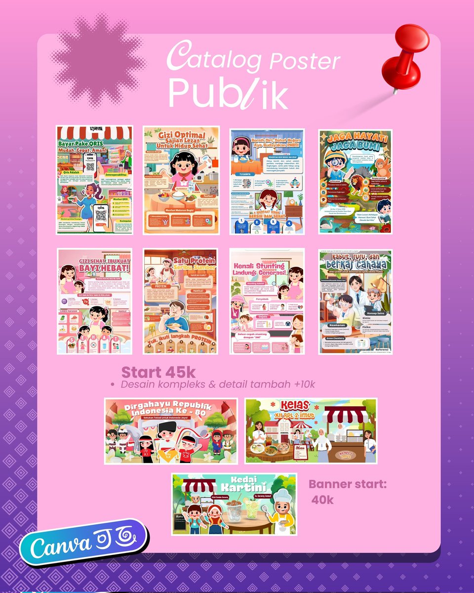 Coret Works โข Joki Poster โข tweet media