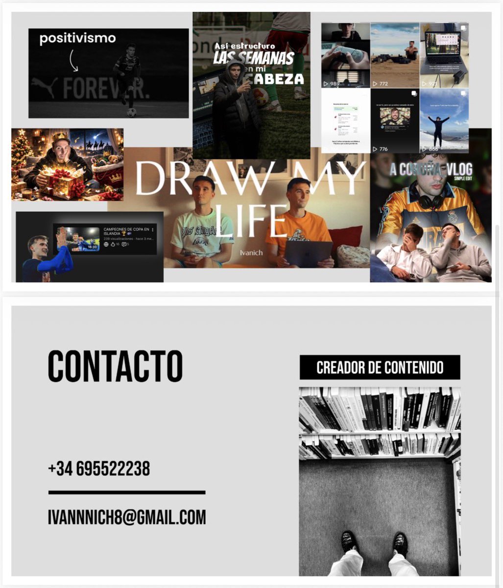 ivannnich's tweet photo. Este es mi humilde portfolio. Edición de video, creación de contenido, diseño… Si conoces a alguien que quiera trabajar conmigo ya sabes 🏄🏻‍♂️ https://t.co/yHopANpbZa