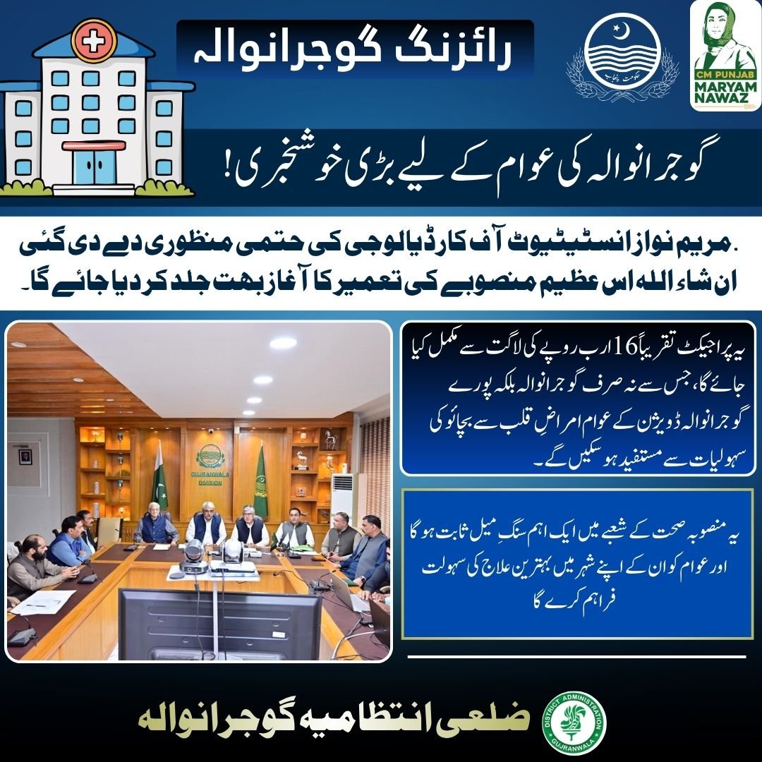 Deputy Commissioner Gujranwala tweet media