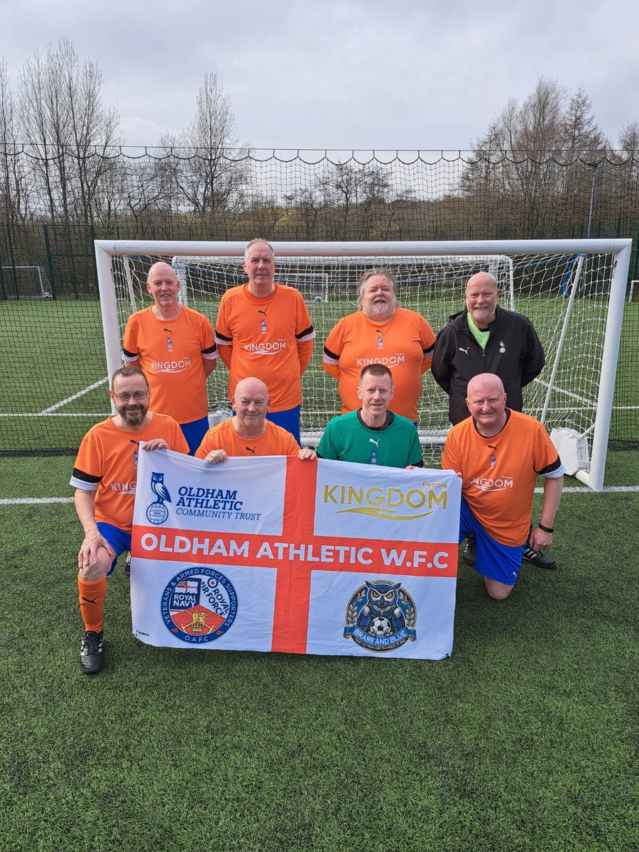 OfficialOACT's tweet photo. Back in action💙

The Oldham Athletic Walking Football Team returned to league action as their 2026 campaign continues, showing real resilience and quality in a competitive local derby.

Read more👉 https://t.co/vvEqlqUclD

#OACT #OAFC https://t.co/v9MRBxBnYO