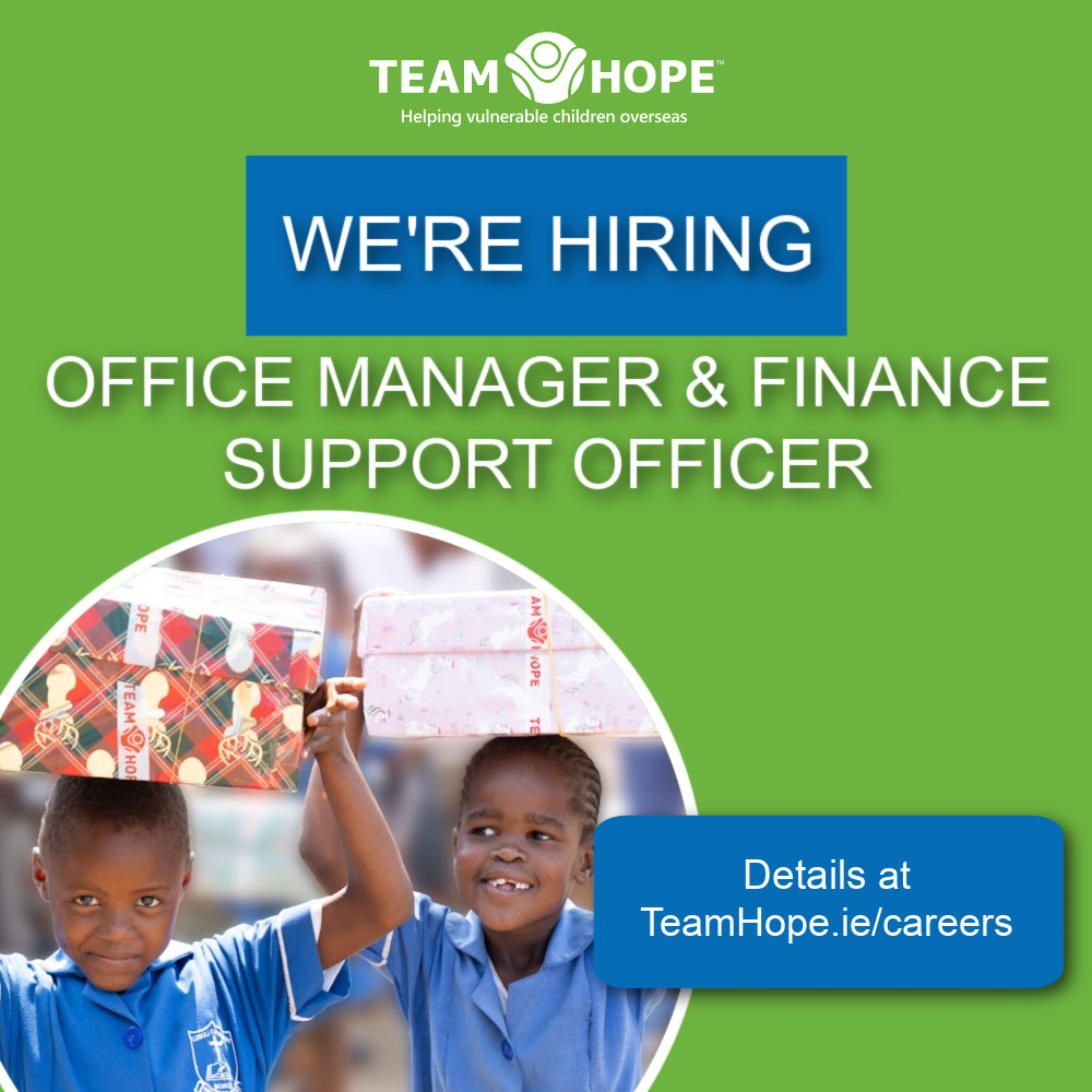 TeamHopeIreland's tweet image. We are looking to hire a highly organised &amp;amp; detail-oriented Office Manager &amp;amp; Finance Support Officer to join our team!
📍 Dublin (hybrid flexibility)
🕒 Full-Time, Permanent
👉 Apply now or learn more: teamhope.ie/careers/
 #CharityJobs #DublinJobs #FinanceJobs #OfficeManager