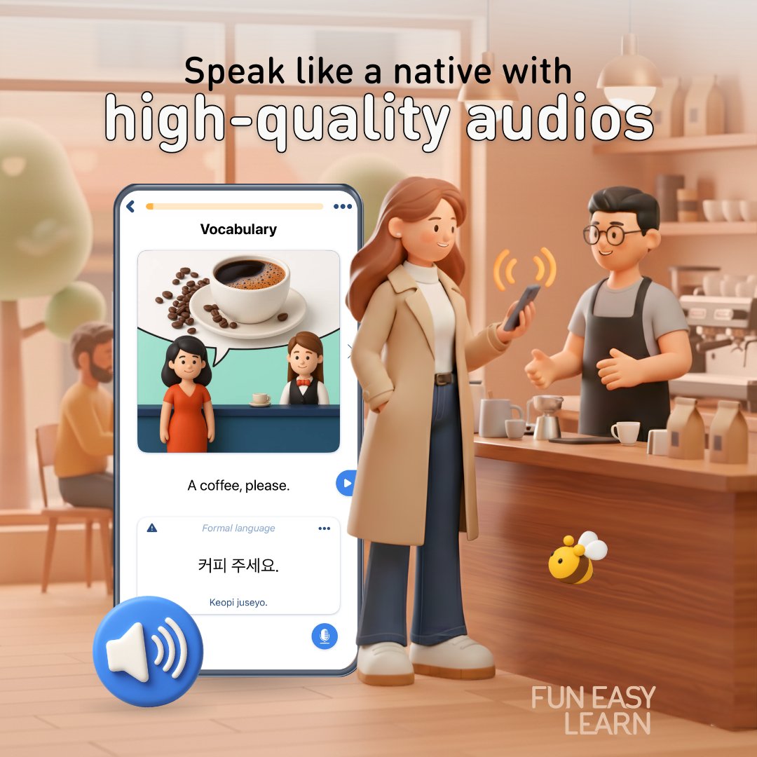 FunEasyLearn's tweet photo. That moment you’re sure about your #pronunciation… then a #native speaks.
Frustrating, right?😓

But don’t worry! #FunEasyLearn’s in-app high-quality #audio recordings let you sound natural &amp; confident.😉💬

Join in &amp; hear the difference:
🌐https:/www.funeasylearn.com https://t.co/NWOQ6Q3J4z