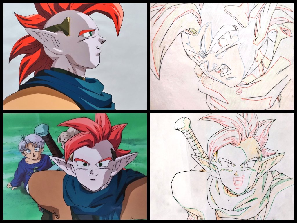 Dragon Ball Animation Production Cellulo 🎨 / Douga ✍️ , #Tapion 🎼 Movie 13 : L’Attaque du dragon , (ドラゴンボールZ 龍拳爆発!!悟空がやらねば誰がやる, Doragon Bōru Zetto: Ryū-Ken bakuhatsu !! Gokū ga yaraneba dare ga yaru ? ! 1995 ! Studio Toei Animation